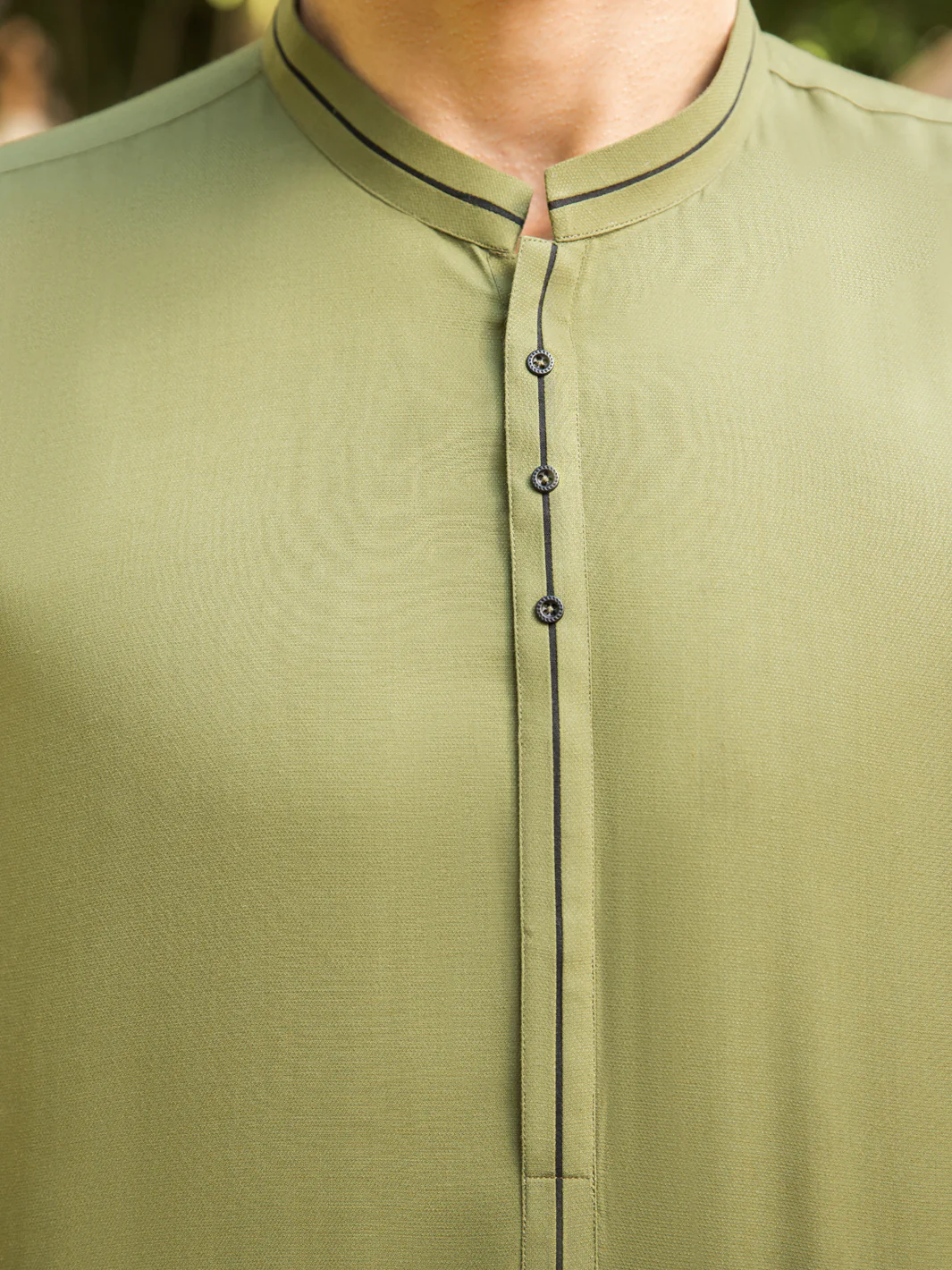 GREEN VISCOSE KURTA | AL-K-US-957/AM-5015H - Image 2
