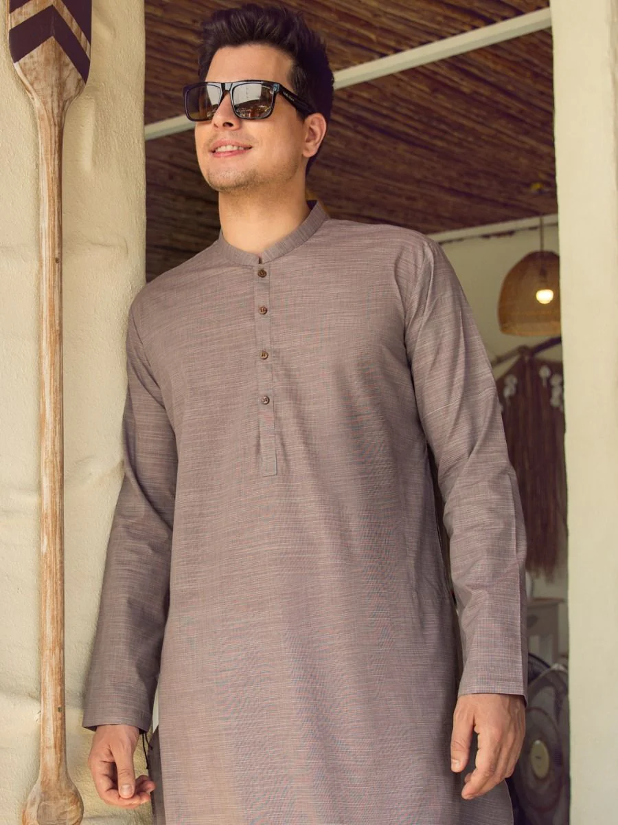PURPLE COTTON KURTA | AL-K-US-965/AM-950D - Image 4