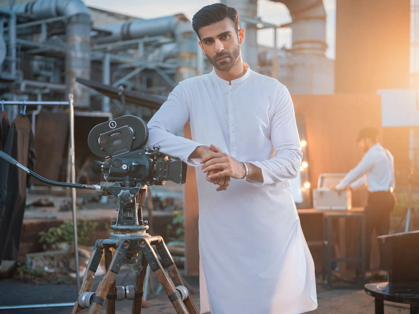 WHITE VISCOSE KURTA | AL-K-US-971/AM-5041A - Image 3