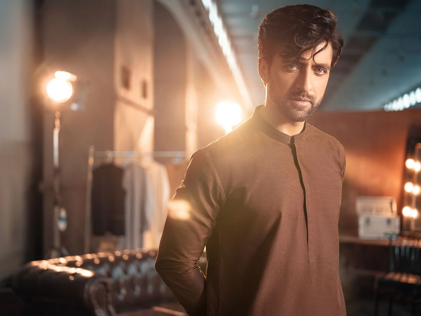 RUST VISCOSE KURTA | AL-K-US-979/AM-5041C - Image 4