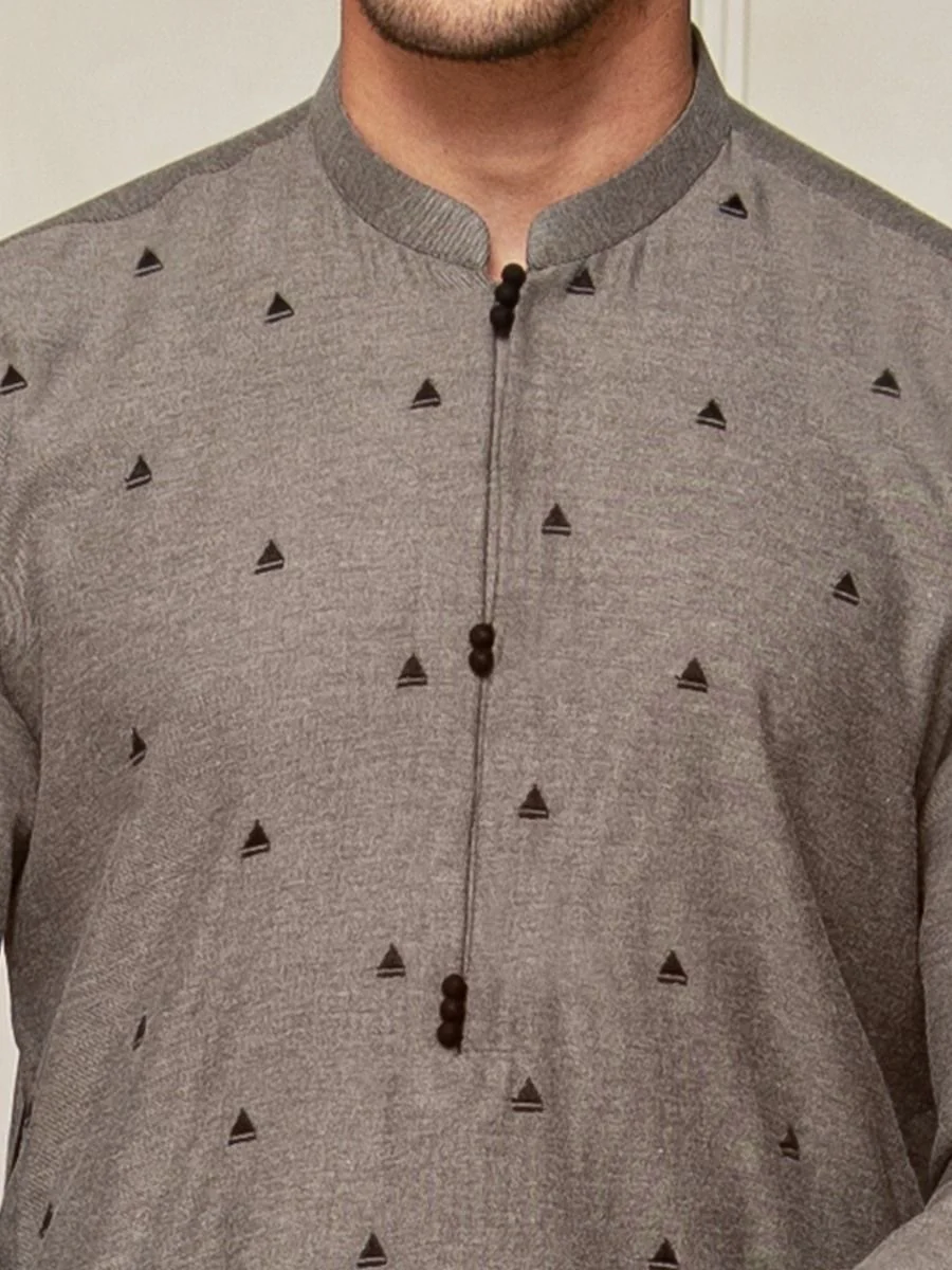 L GREEN COTTON KURTA | AL-K-US-981/AM-5025C - Image 2