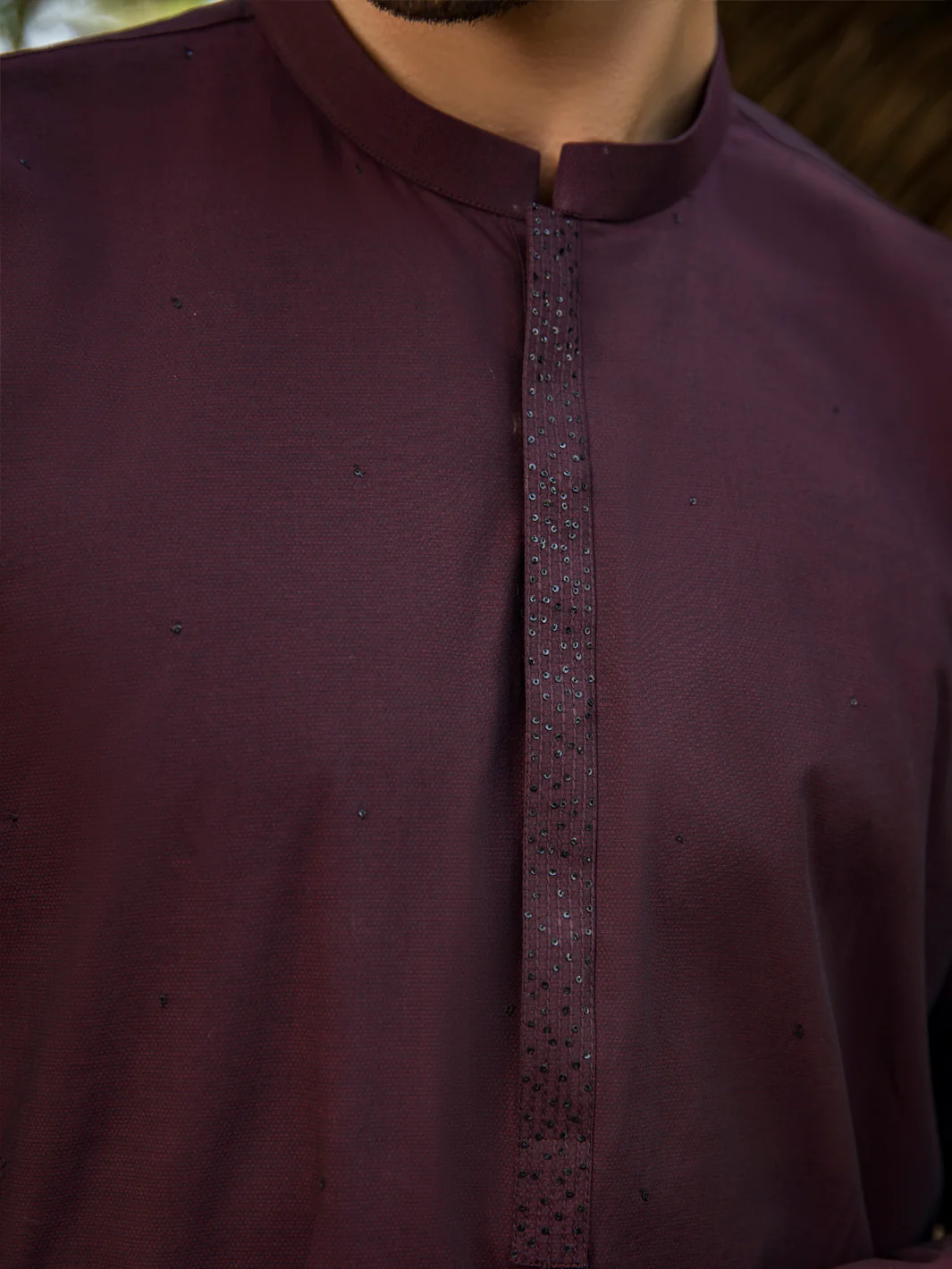 MAROON COTTON KURTA | AL-K-US-984/AM-946H - Image 2
