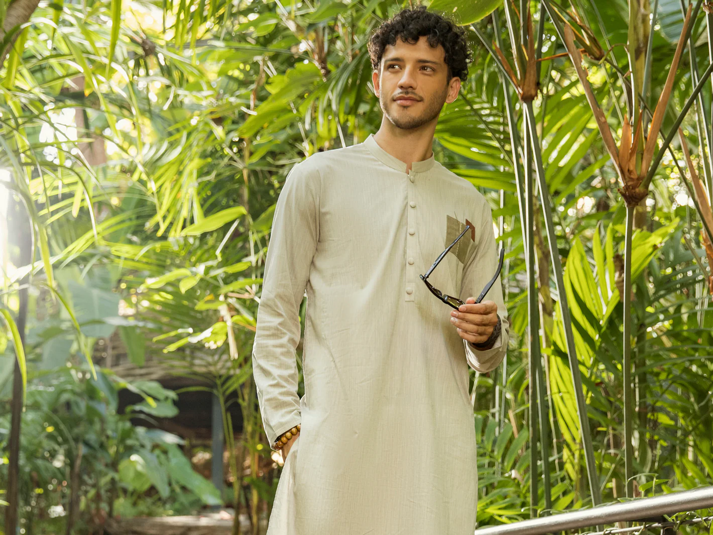 LIGHT GREY COTTON KURTA | AL-K-US-993/AM-945-1B - Image 4