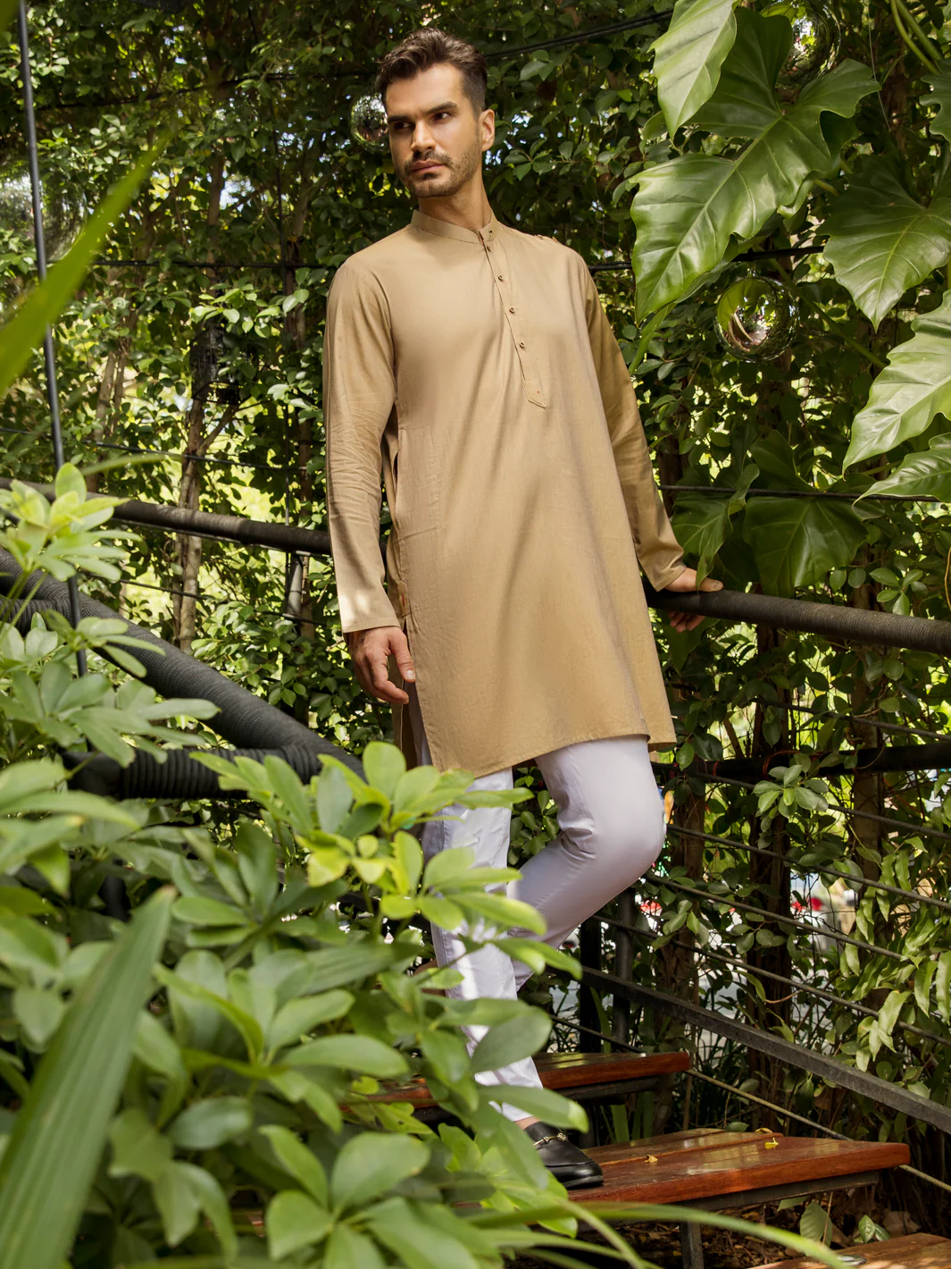 GREEN COTTON KURTA | AL-K-US-996/AM-925-1A - Image 3