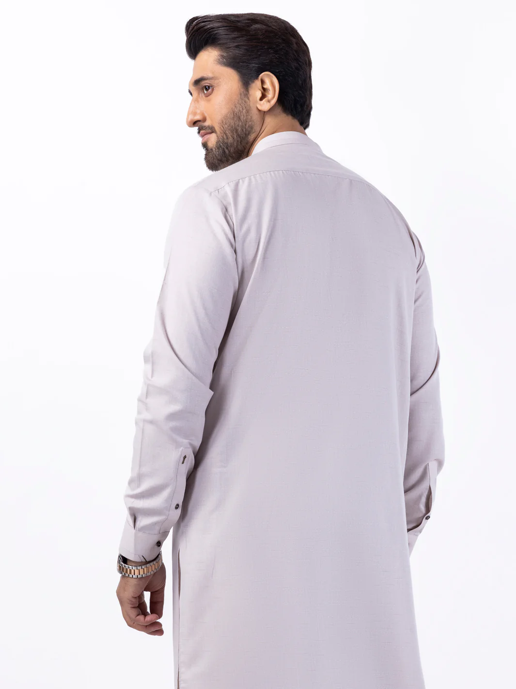 BEIGE BLENDED KAMEEZ SHALWAR | AL-KS-3053B/AM-6198D - Image 2