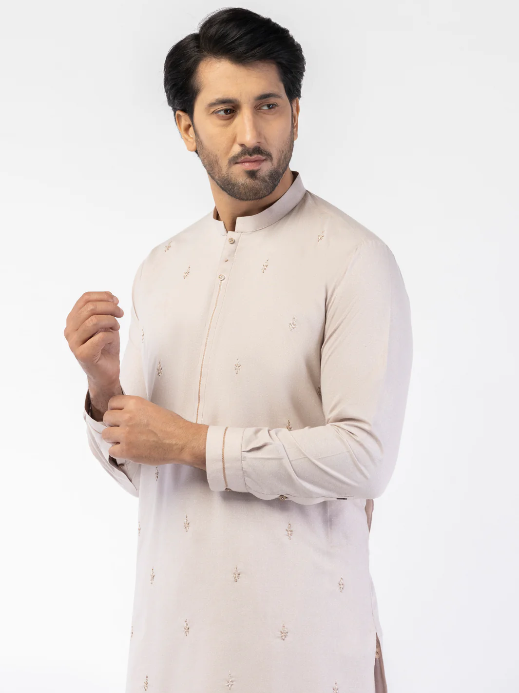 TEA PINK BLENDED KAMEEZ SHALWAR | AL-KS-3170A/AM-6291A - Image 4