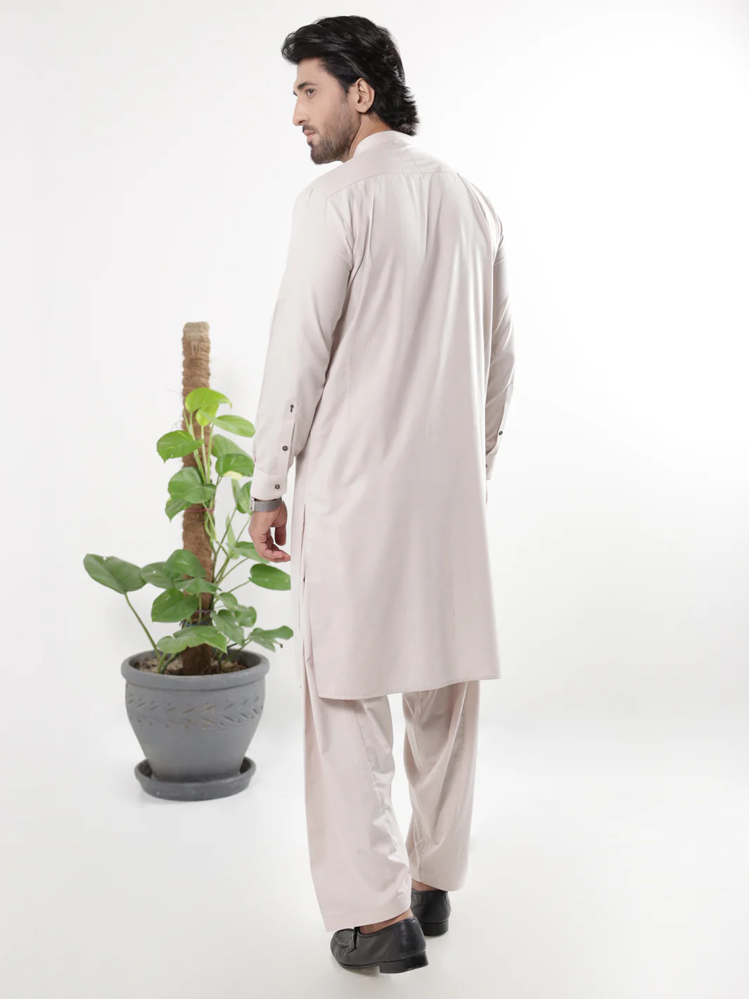 TEA PINK BLENDED KAMEEZ SHALWAR | AL-KS-3213/AM-6291A - Image 3
