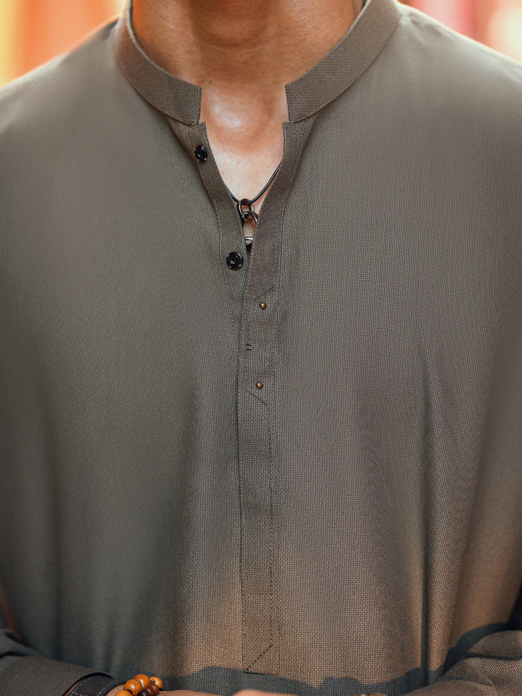 OLIVE GREEN KAMEEZ SHALWAR | AL-KS-3286/AM-6339A - Image 7