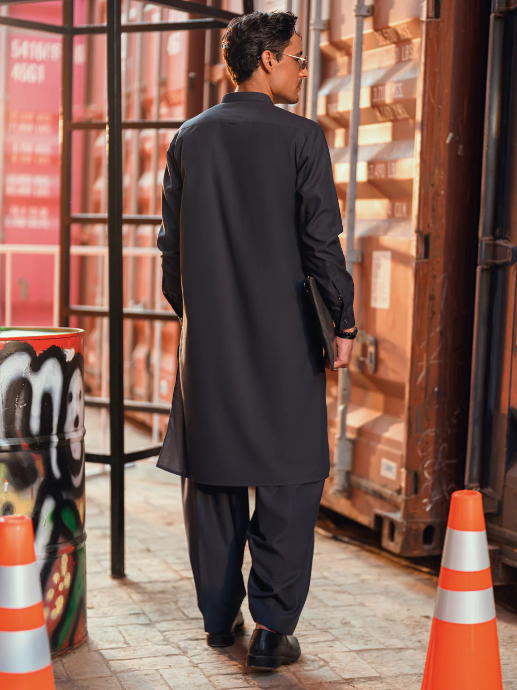 GREY KAMEEZ SHALWAR | AL-KS-3287/AM-6339D - Image 3