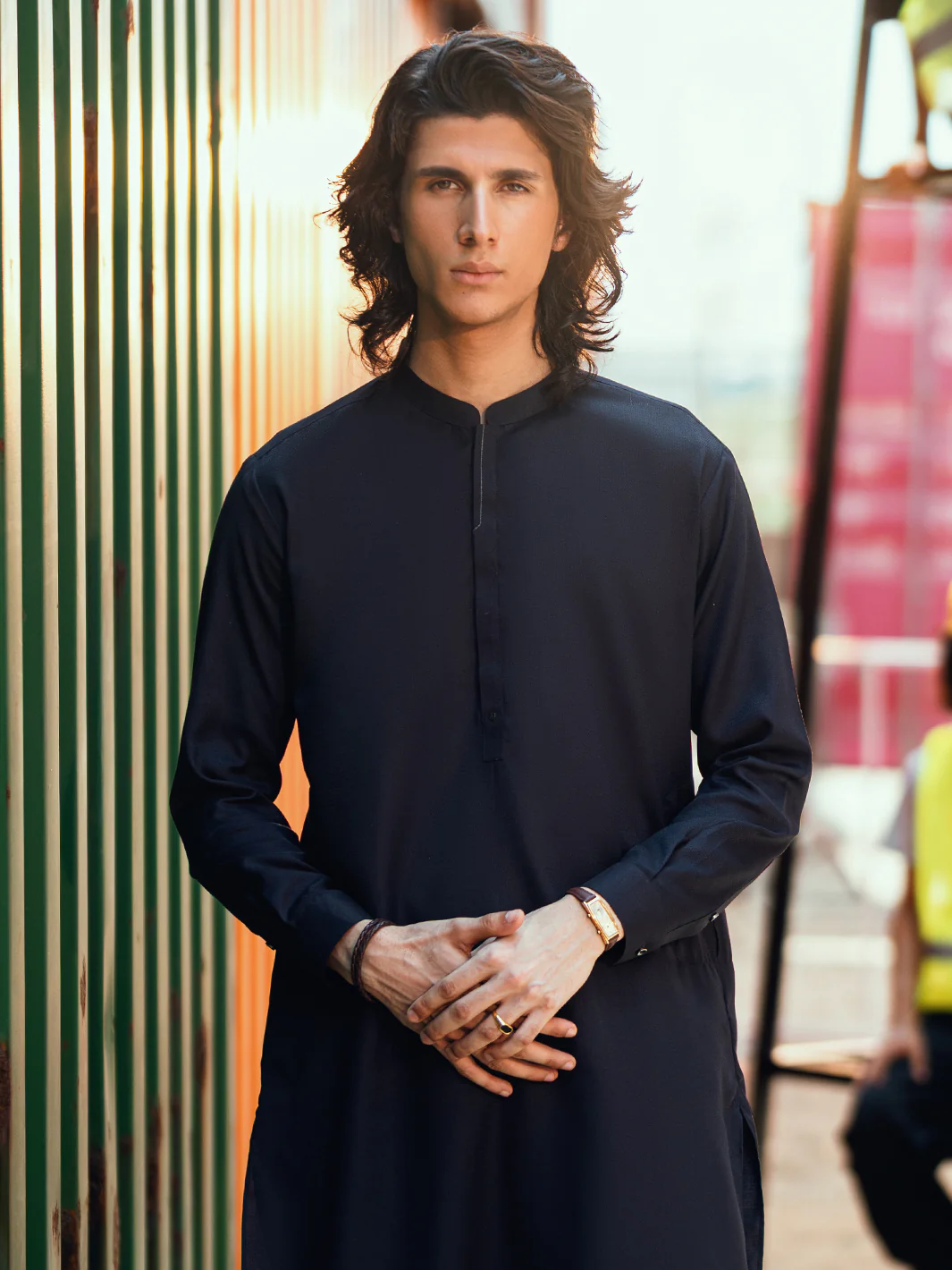 NAVY BLUE KAMEEZ SHALWAR | AL-KS-3288/AM-6341C - Image 7