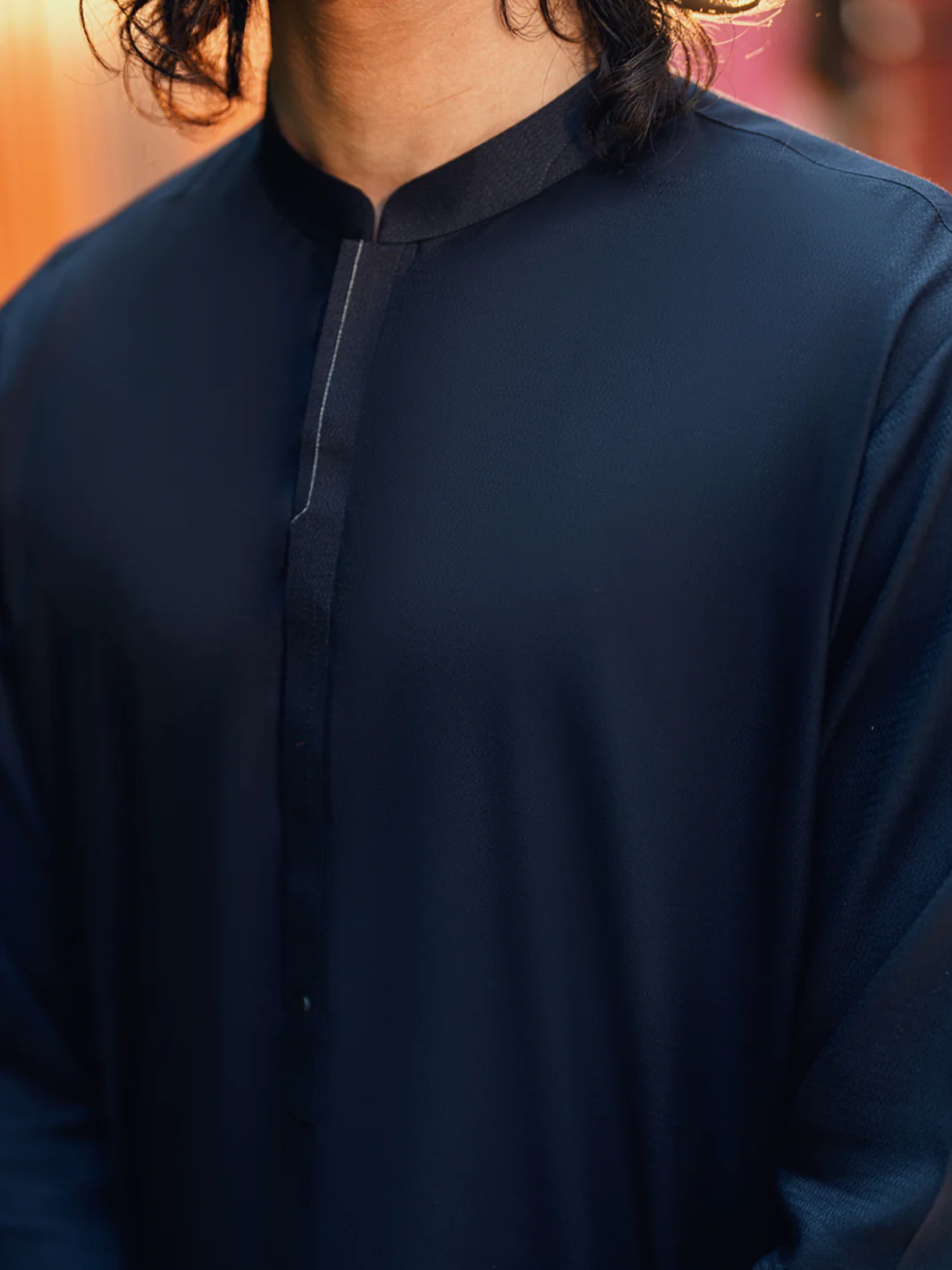 NAVY BLUE KAMEEZ SHALWAR | AL-KS-3288/AM-6341C - Image 8