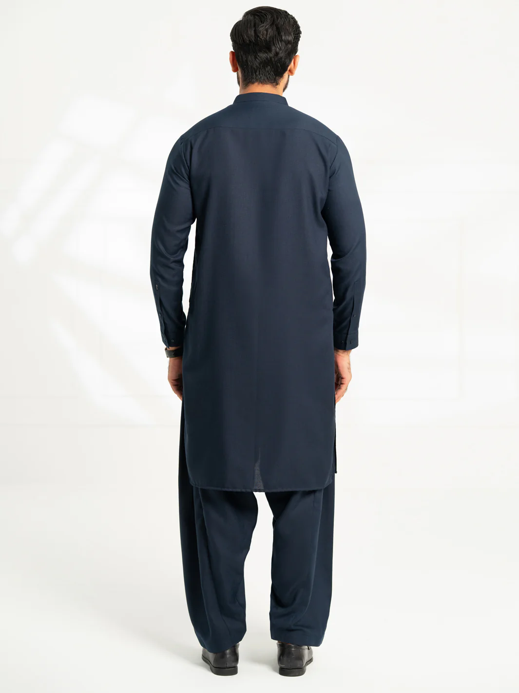 NAVY BLUE KAMEEZ SHALWAR | AL-KS-3316/AM-15068B - Image 3