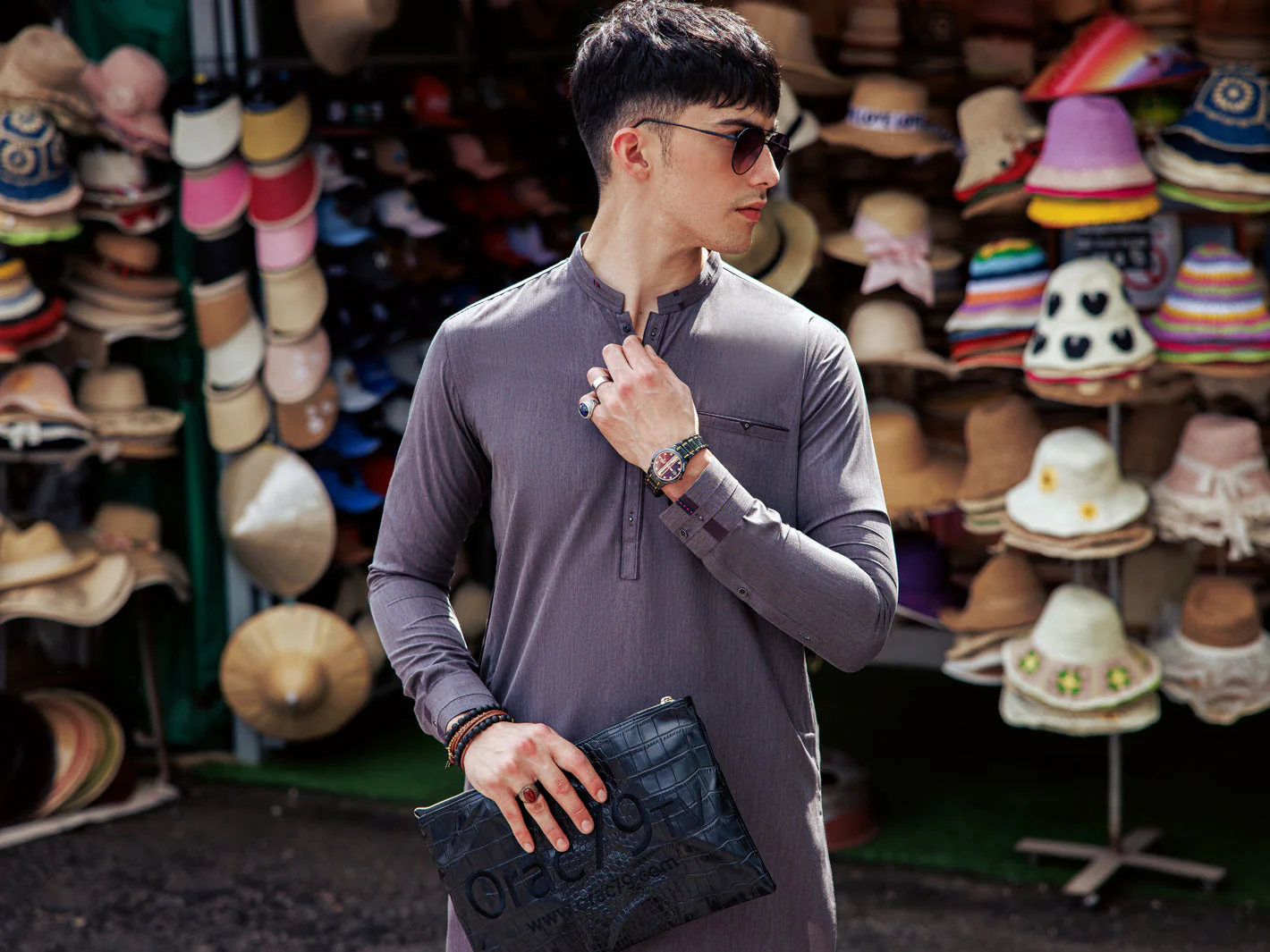 ASH GREY KAMEEZ SHALWAR | AL-KS-US-24-2992 - Image 4
