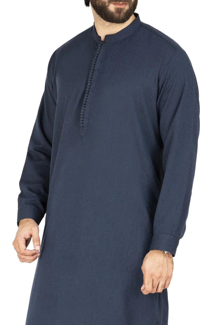 BLUE VISCOSE KAMEEZ SHALWAR | AL-KS-US-2469/AM-747C - Image 2