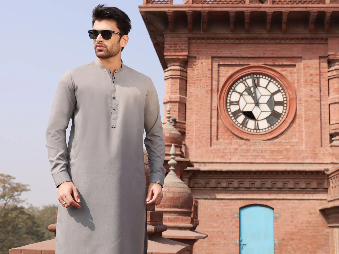 GREY KAMEEZ SHALWAR | AL-KS-US-2525 V-3 2020 - Image 2