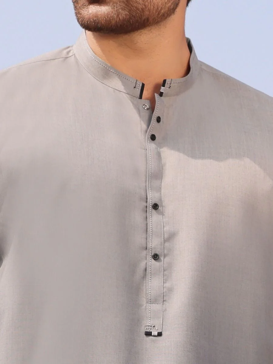 GREY KAMEEZ SHALWAR | AL-KS-US-2525 V-3 2020 - Image 3