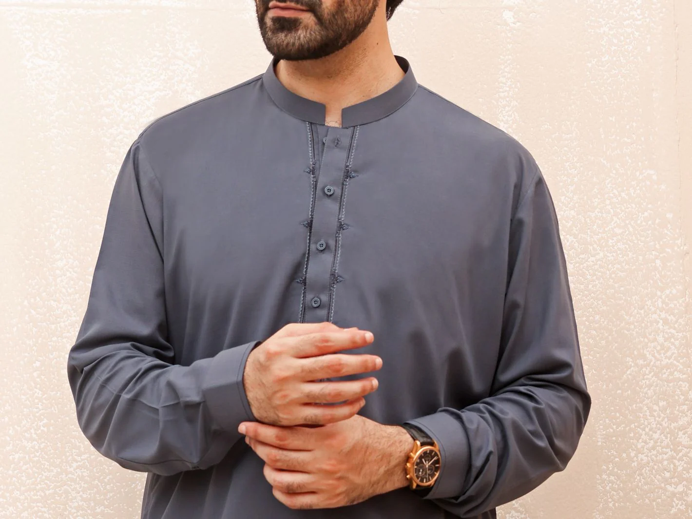 GREY KAMEEZ SHALWAR | AL-KS-US-2591A V-2 2021 - Image 3
