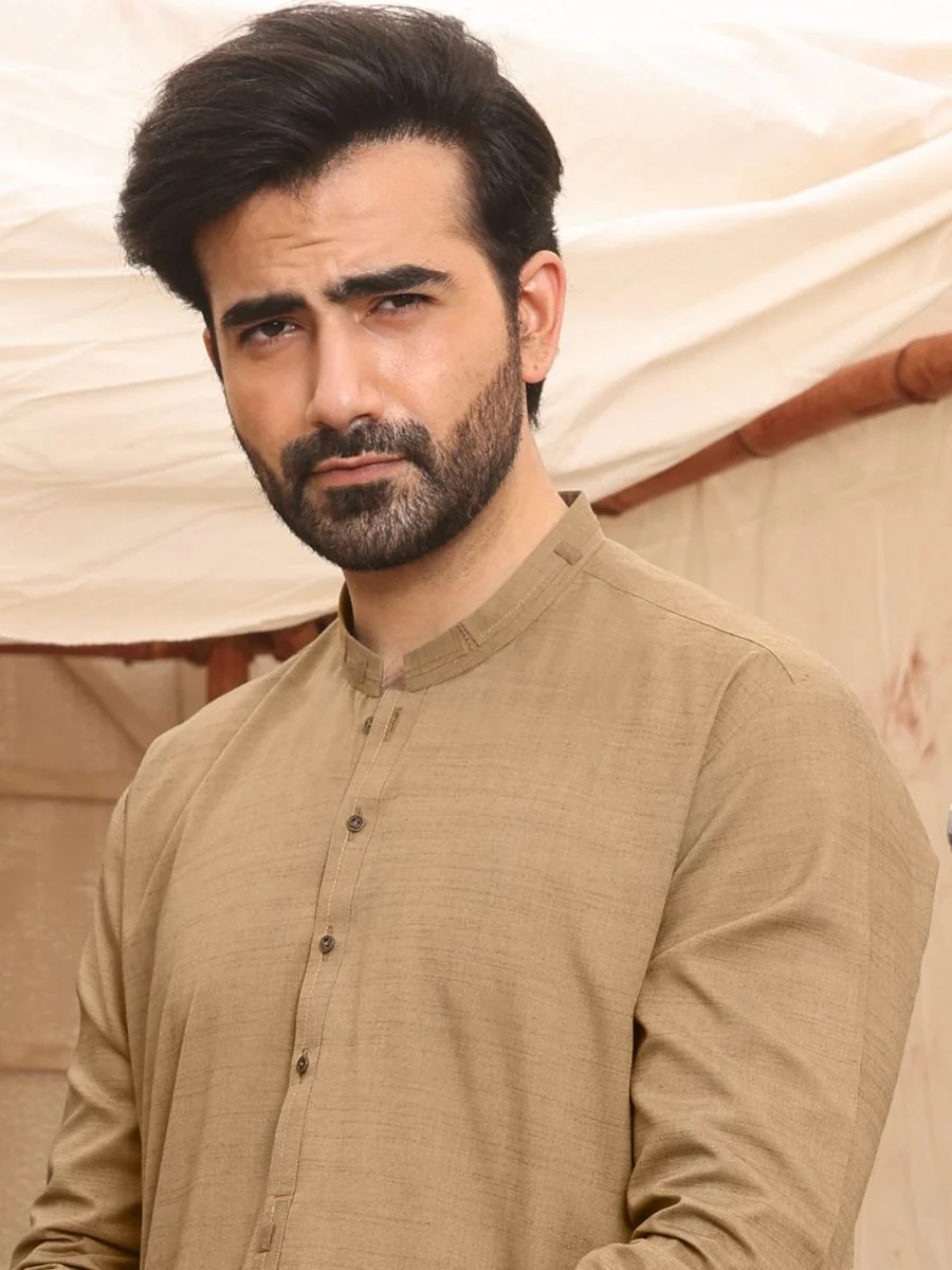 L GREEN VISCOSE KAMEEZ SHALWAR | AL-KS-US-2625/AM-921C - Image 2
