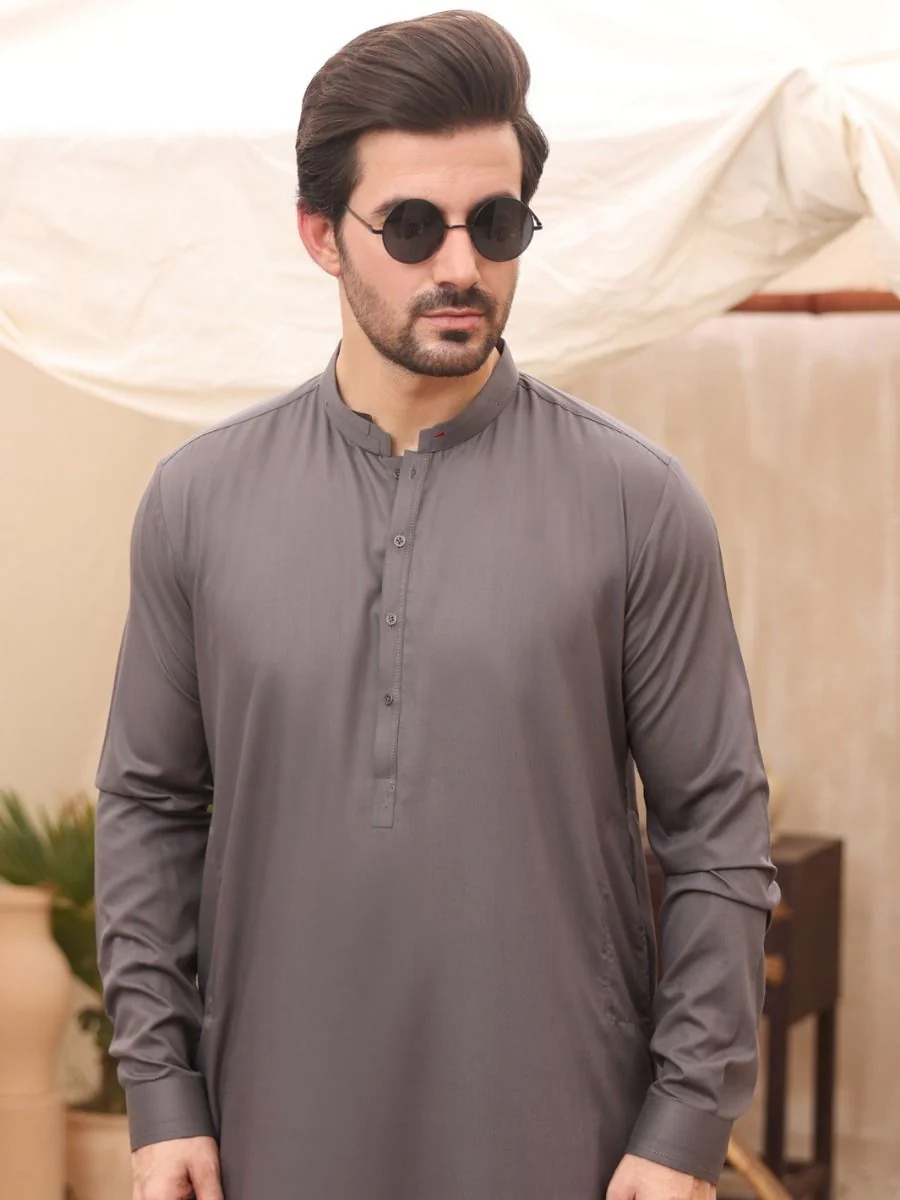 GREY KAMEEZ SHALWAR | AL-KS-US-2633/AM-902B - Image 3