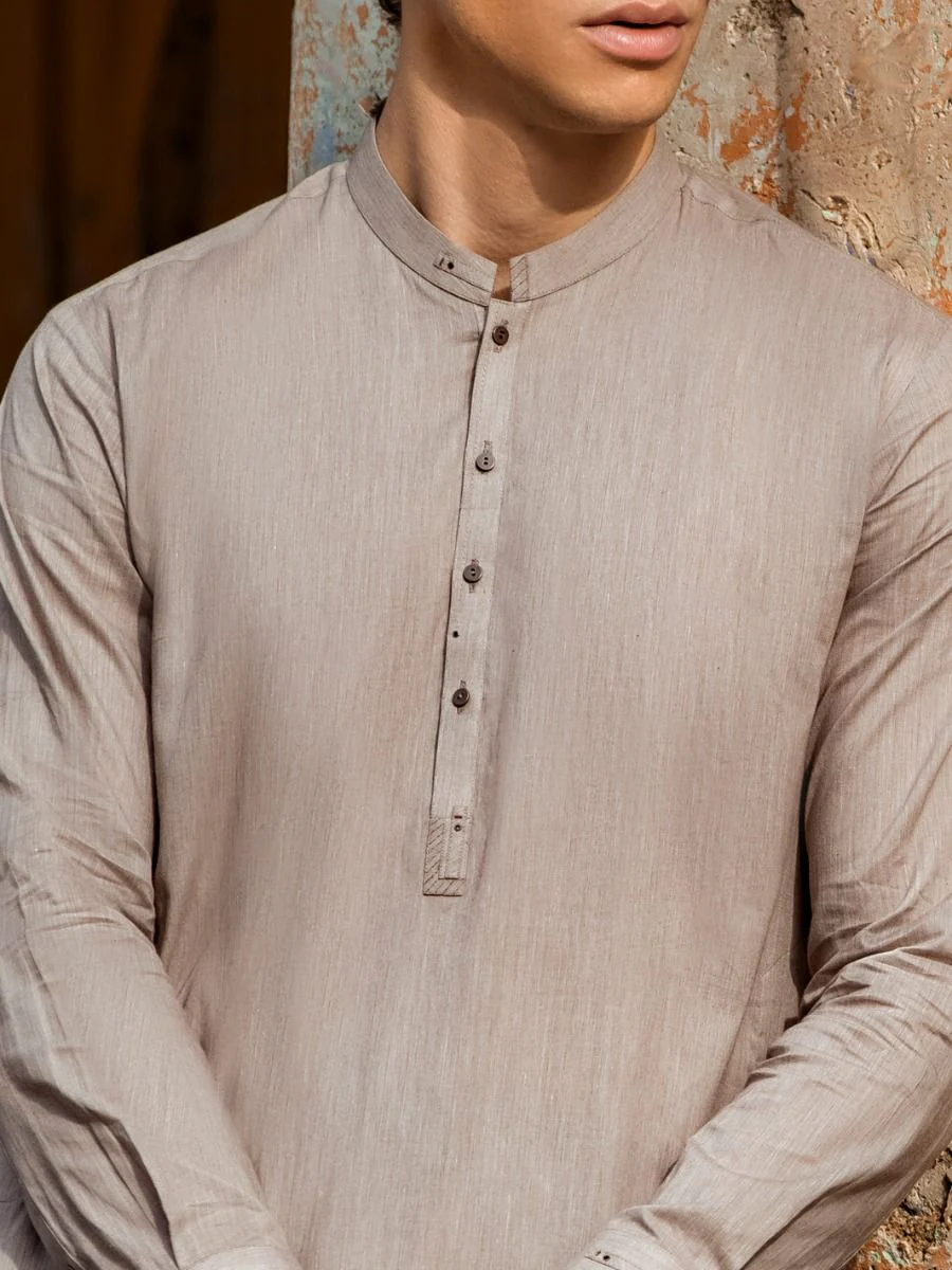 SAND KAMEEZ SHALWAR | AL-KS-US-2660/AM-905D - Image 2