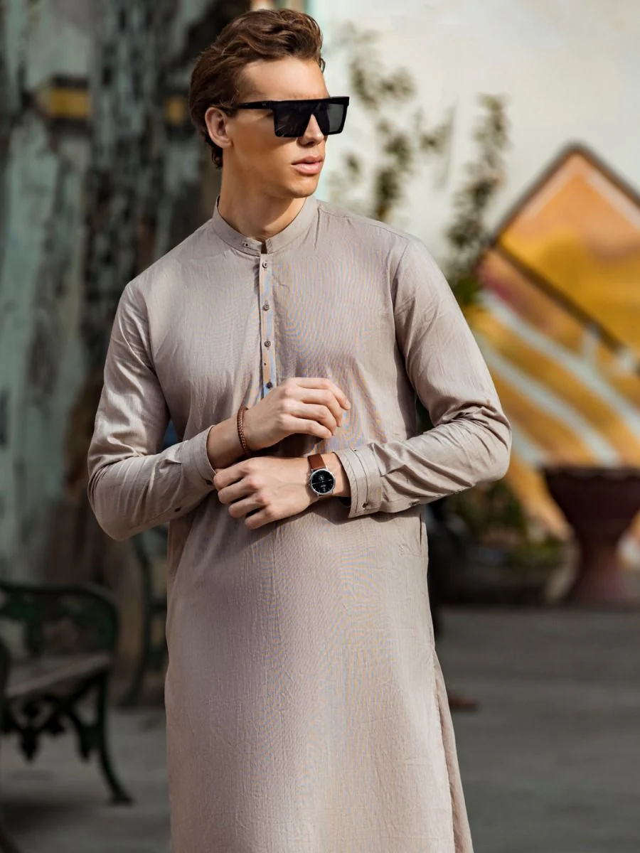 SAND KAMEEZ SHALWAR | AL-KS-US-2660/AM-905D - Image 4