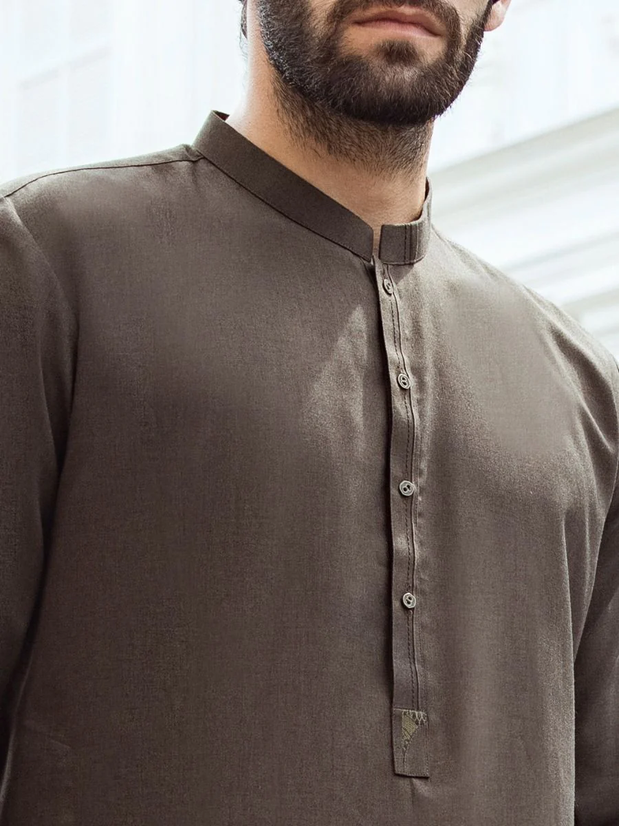 GREEN VISCOSE KAMEEZ SHALWAR | AL-KS-US-2664/AM-909D - Image 2
