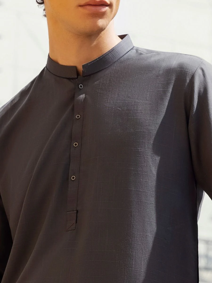 GREY KAMEEZ SHALWAR | AL-KS-US-2678/AM-993A - Image 2