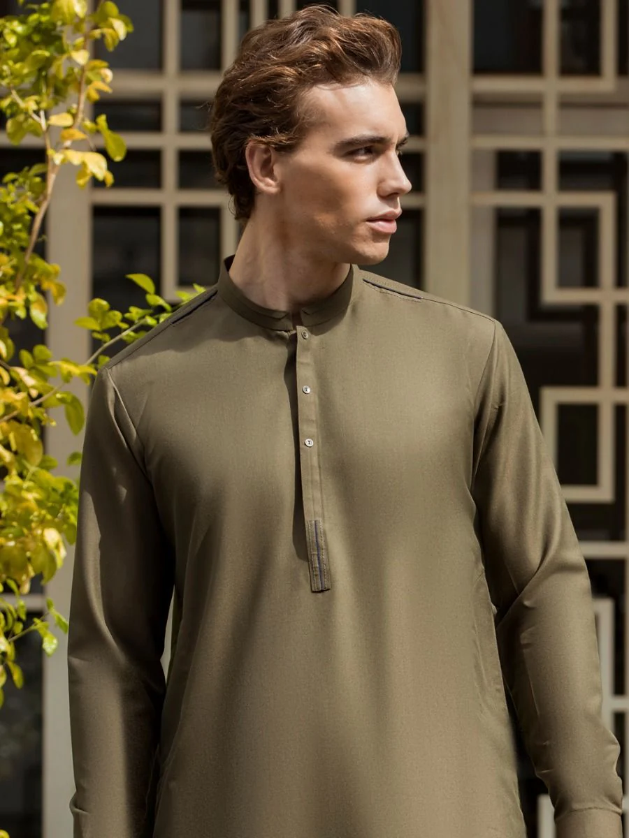 GREEN KAMEEZ SHALWAR | AL-KS-US-2715/AM-5032A - Image 5