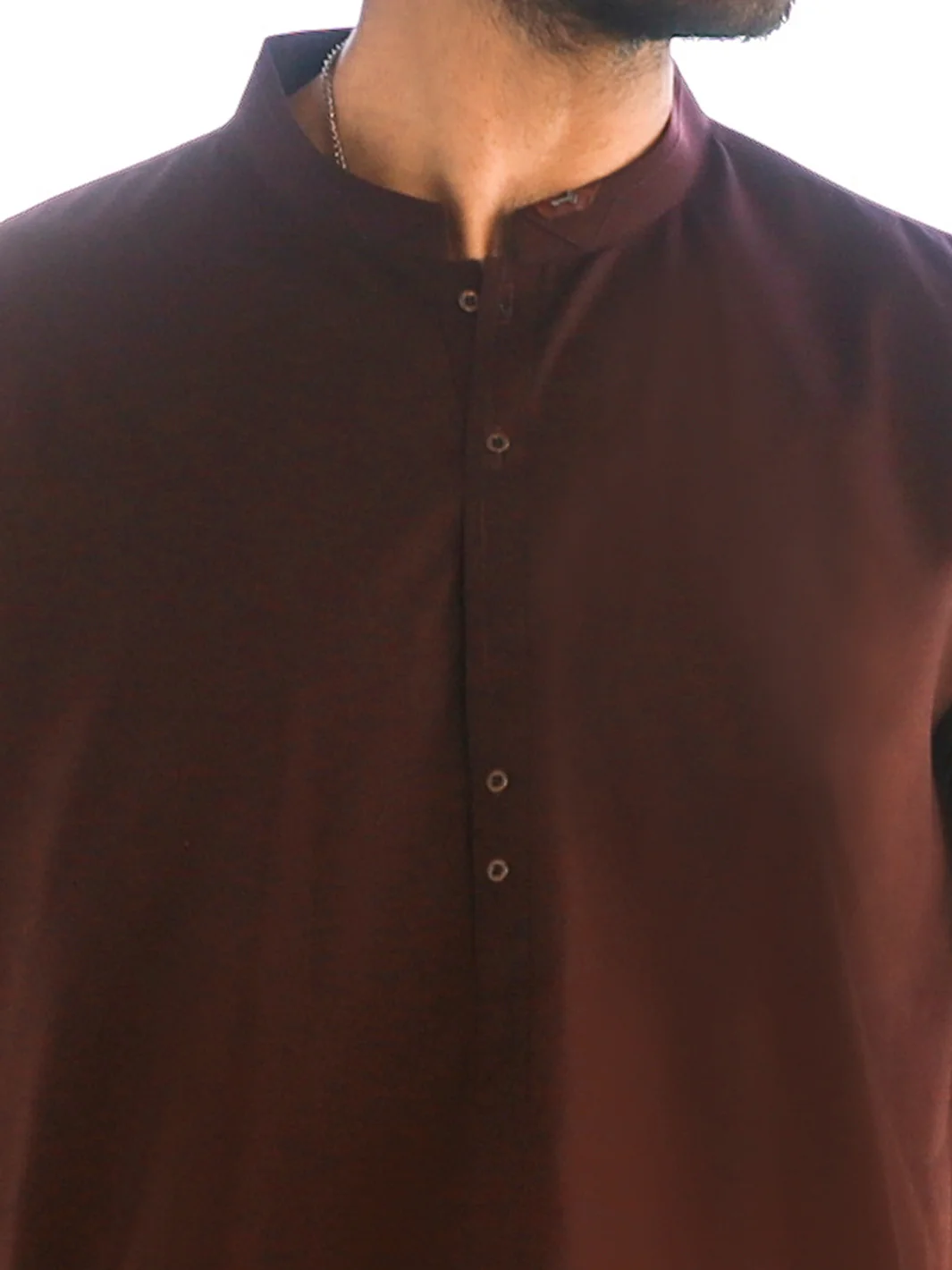 MAROON VISCOSE KAMEEZ SHALWAR | AL-KS-US-2742/AM-5035D - Image 2