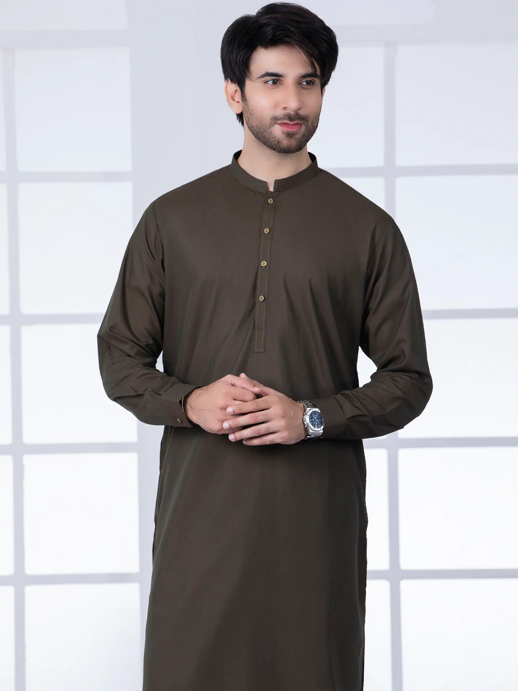 GREEN VISCOSE KAMEEZ SHALWAR | AL-KS-US-2766/AM-5052B - Image 4