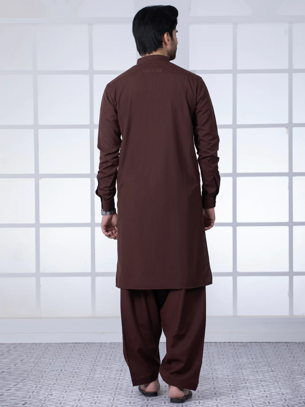 BROWN KAMEEZ SHALWAR | AL-KS-US-2778/AM-5044A - Image 2