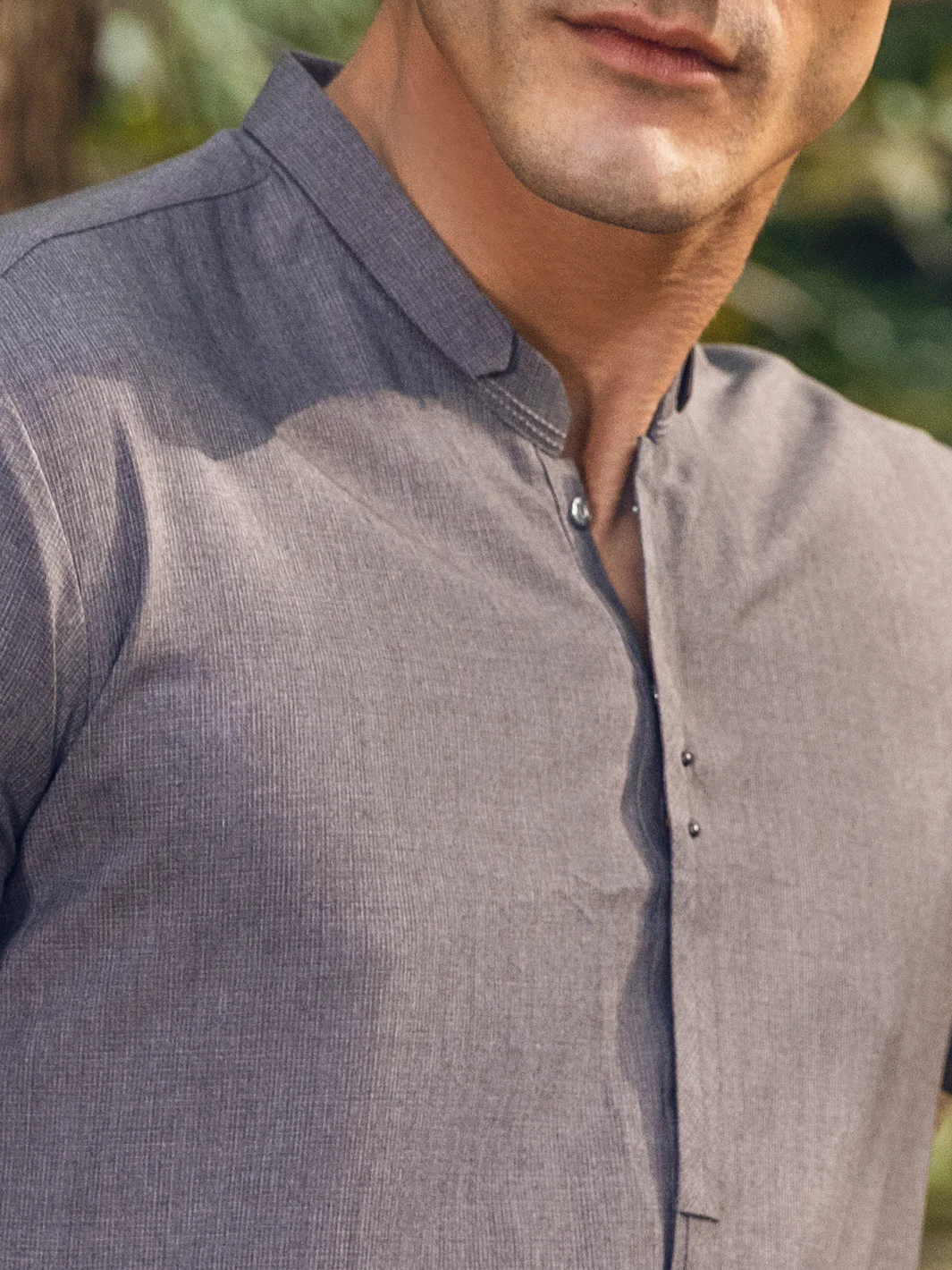 GREY VISCOSE KAMEEZ SHALWAR | AL-KS-US-2826/AM-5091D - Image 2