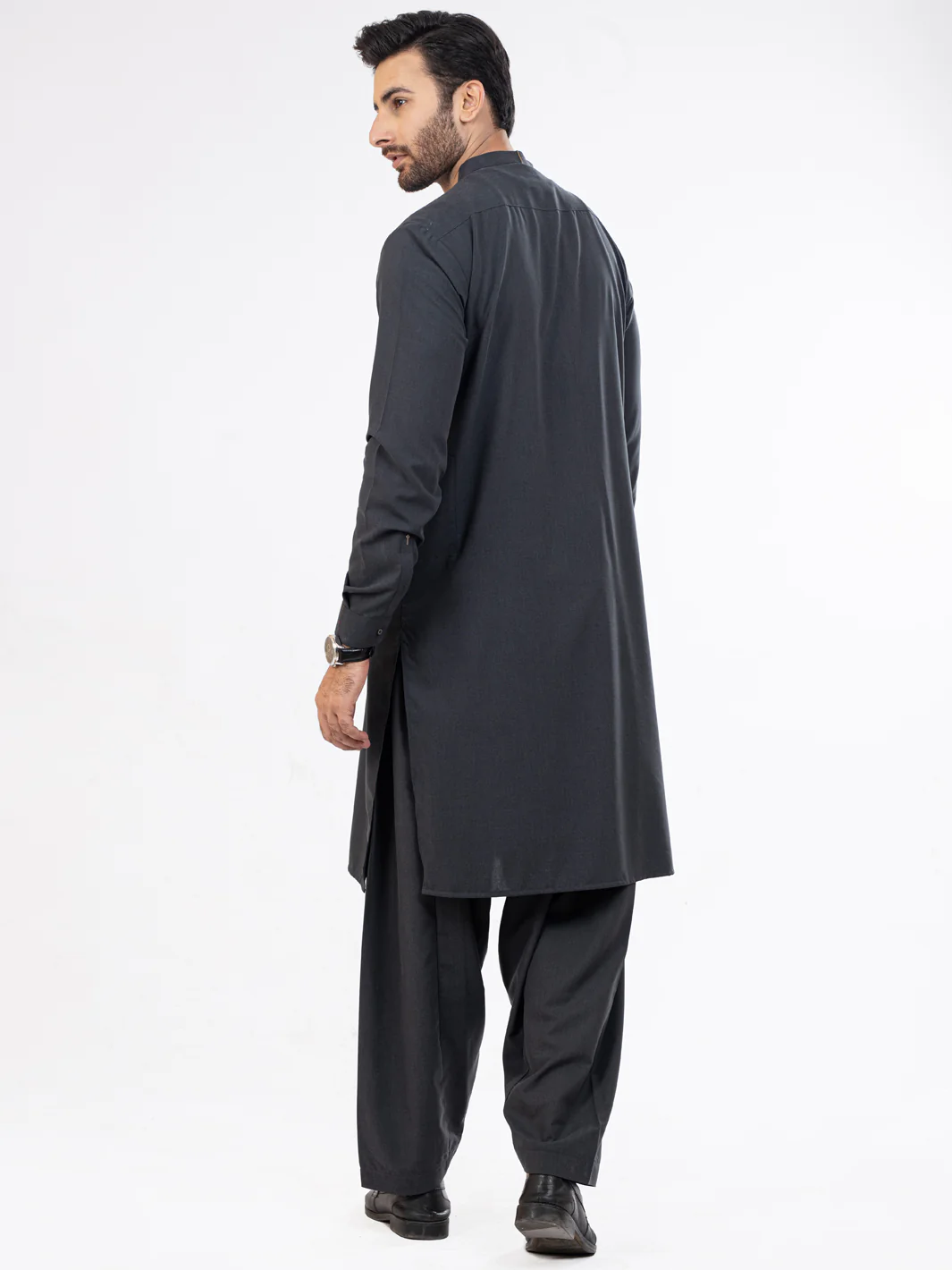 GREY KAMEEZ SHALWAR | AL-KS-US-2861/AM-5086B - Image 2