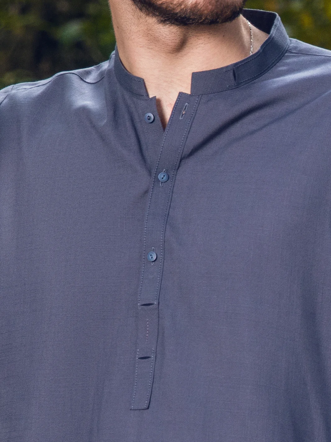 GREY VISCOSE KAMEEZ SHALWAR | AL-KS-US-2896/AM-6131H - Image 2