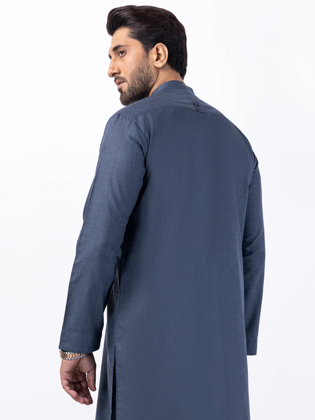 GREY BLENDED KURTA TROUSERS | AL-KT-3066/AM-2146A - Image 3