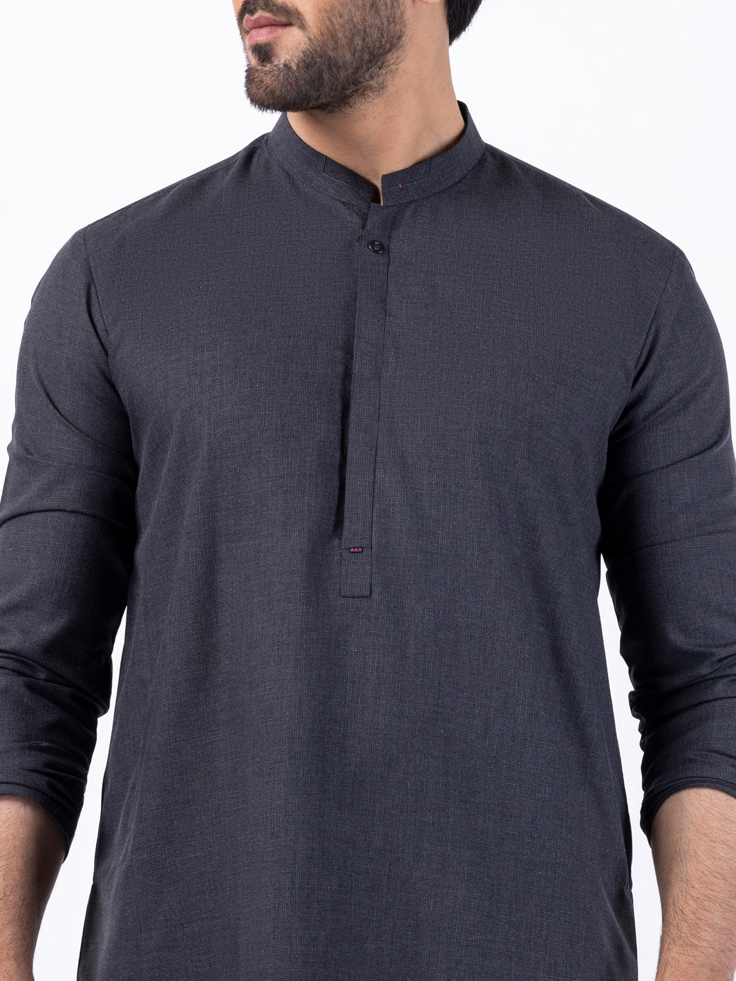CHARCOAL TAFLON RYON KURTA TROUSERS | AL-KT-3081/AM-6212B - Image 4
