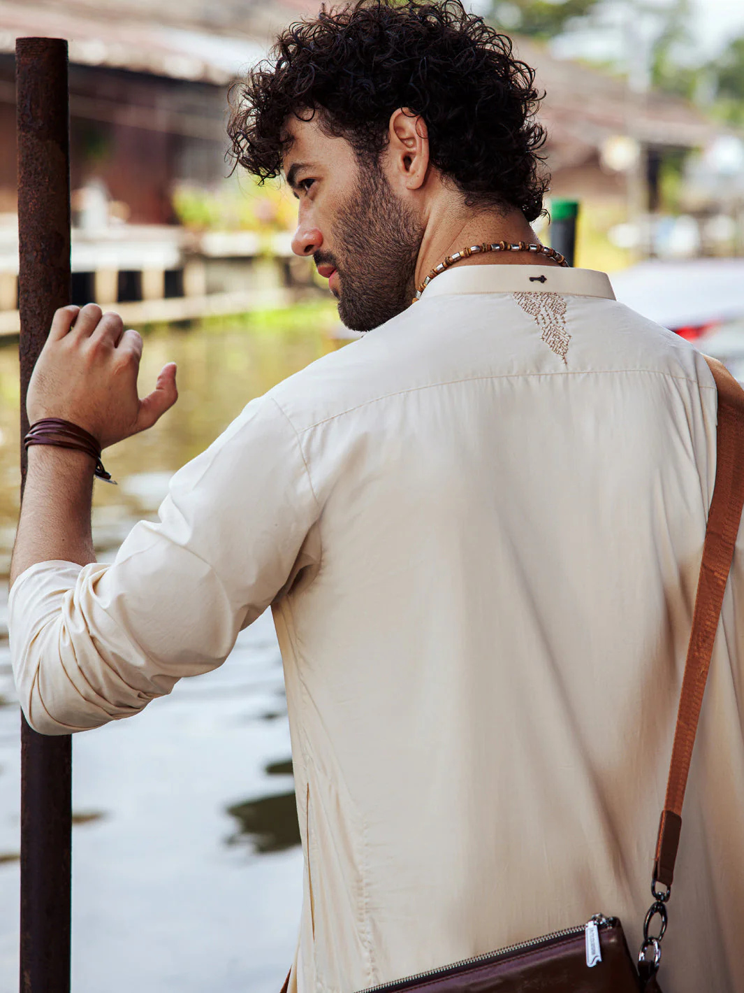 CREAM KURTA TROUSERS | AL-KT-US-24-2989 - Image 3