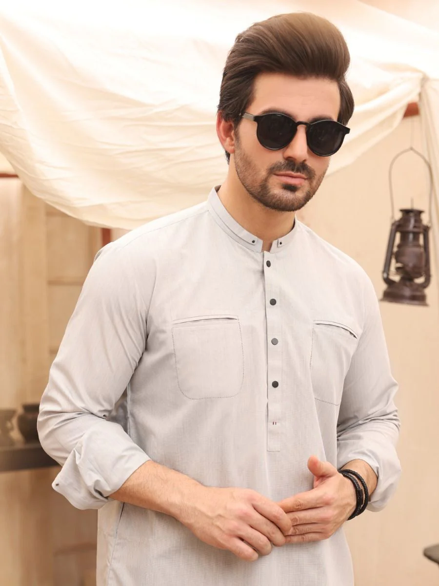 LIME GREEN VISCOSE KURTA TROUSERS | AL-KT-US-2628/AM-895D - Image 3