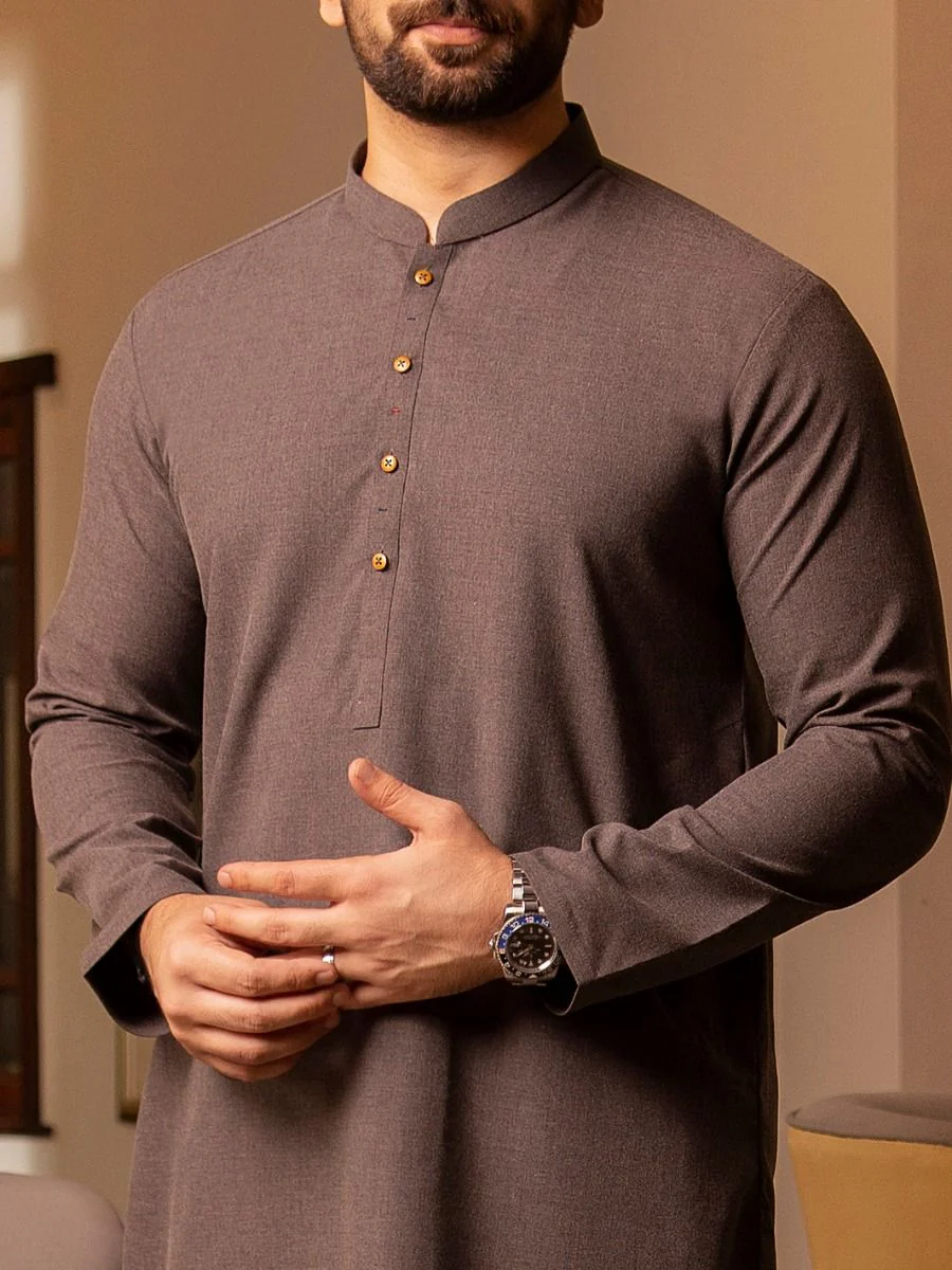 GREY VISCOSE KURTA TROUSERS | AL-KT-US-2709/AM-5031B - Image 2