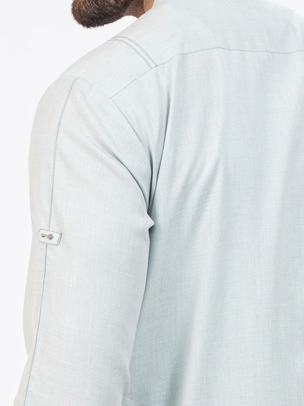 LIGHT BLUE VISCOSE KURTA TROUSERS | AL-KT-US-2819/AM-5095C - Image 3