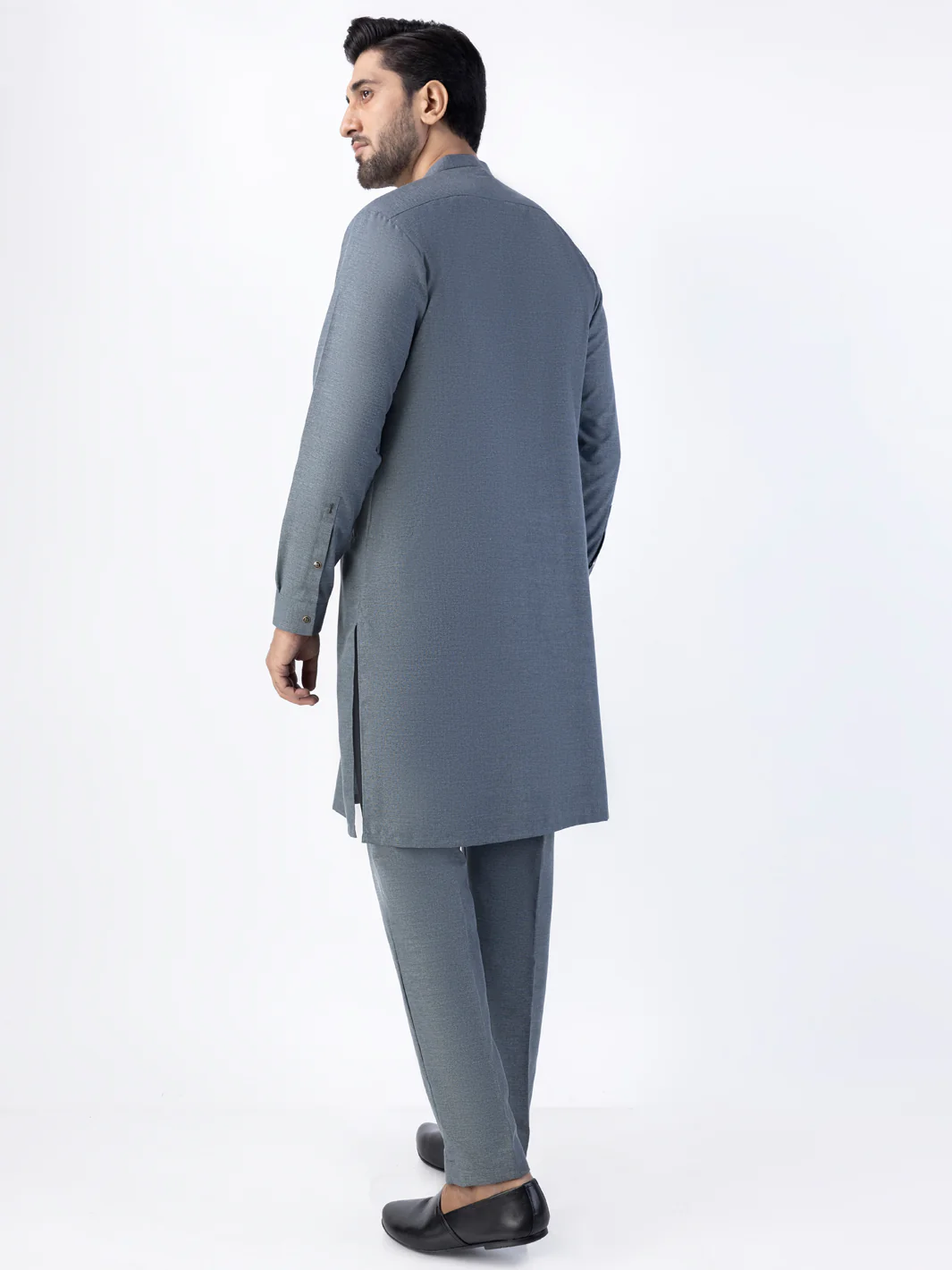 GREY BLENDED KURTA TROUSERS | AL-KT-US-3024C/AM-6169C - Image 3