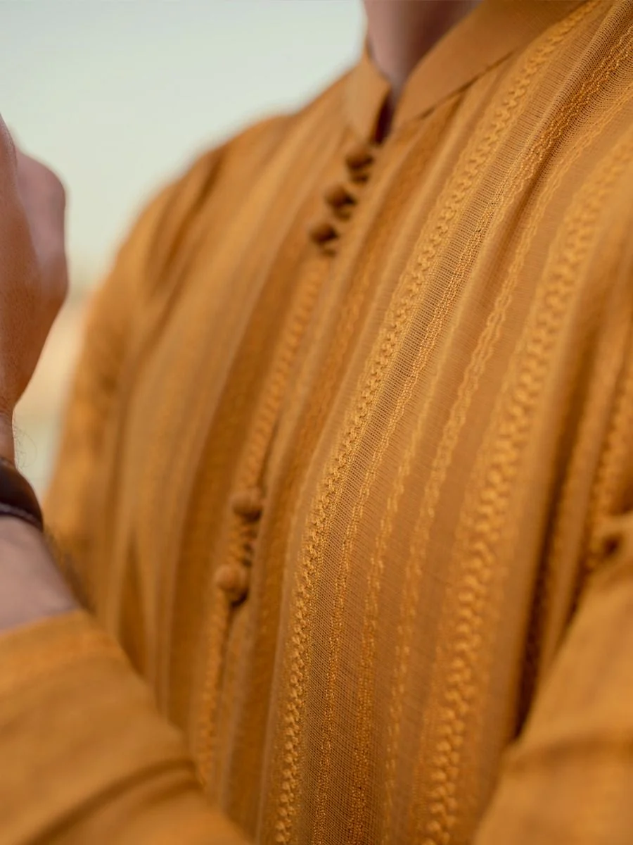 YELLOW KURTA TROUSERS | AL-KT-US-923 V-3 2021 - Image 3