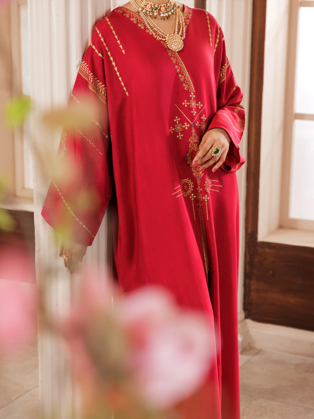 PINK MAPLE SILK KURTI | AL-LK-1006/FB-1006A - Image 4