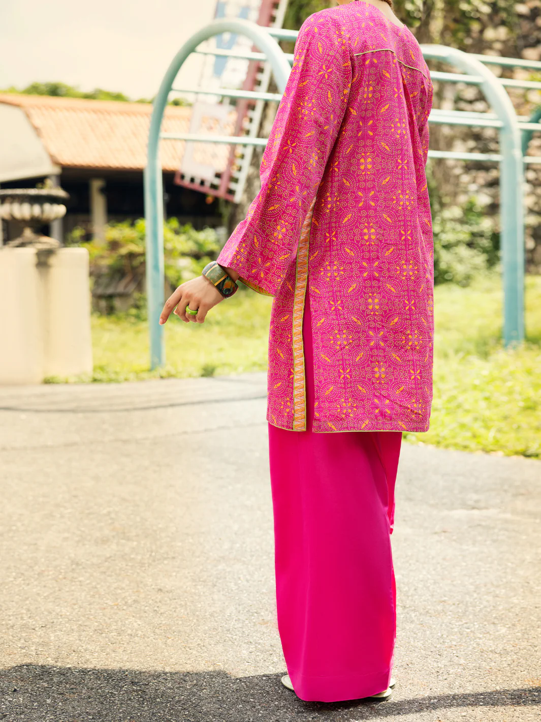 PINK LAWN KURTI | AL-LK-1040/FB-1040A - Image 2