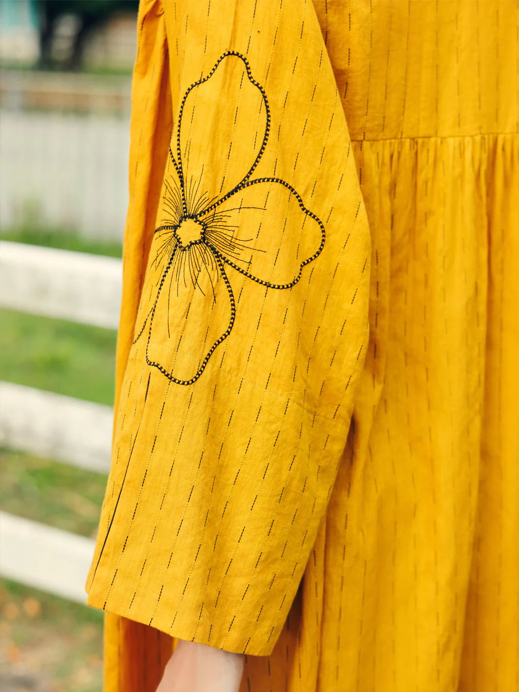 MUSTARD COTTON DOBBY KURTI | AL-LK-1044/FB-1044A - Image 4