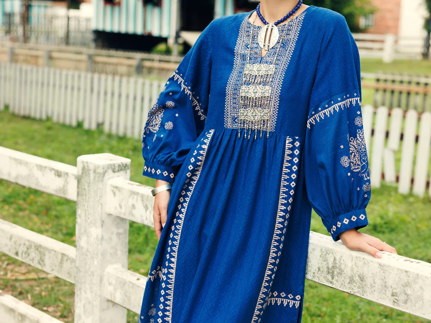 BLUE LINO KARA KURTI | AL-LK-1045/FB-1045A - Image 4