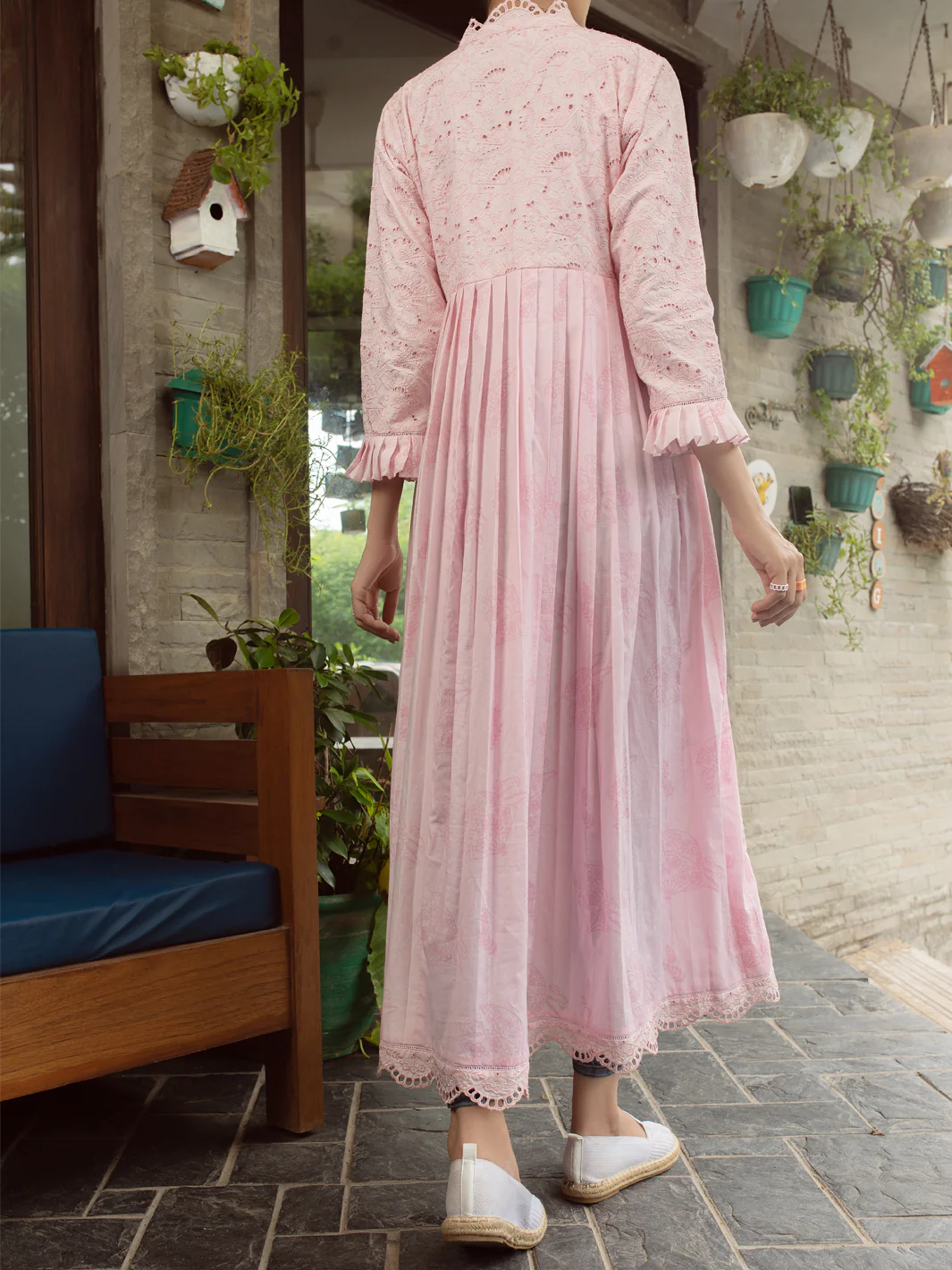 PINK LAWN KURTI | AL-LK-US-838/FB-838A - Image 2