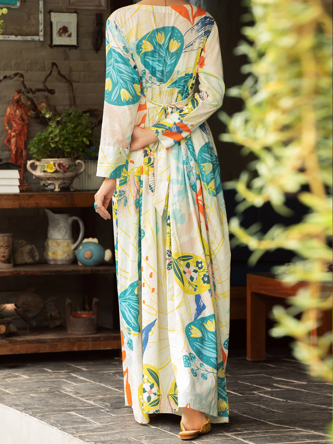 MULTICOLOR CAMBRIC KURTI | AL-LK-US-841/FB-841A - Image 2
