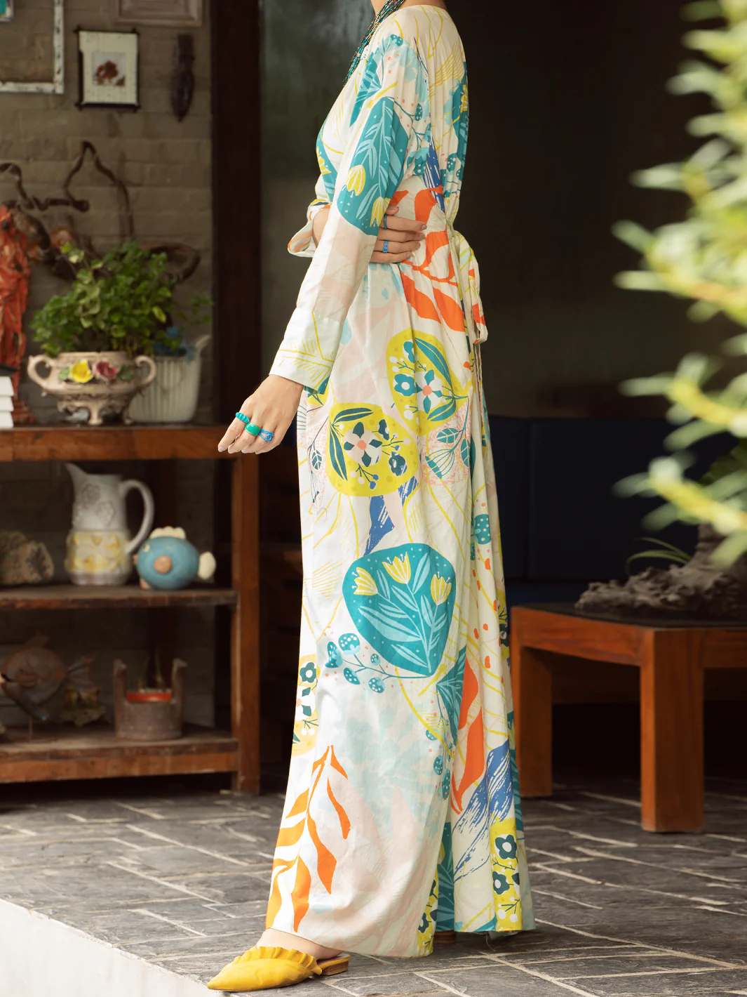 MULTICOLOR CAMBRIC KURTI | AL-LK-US-841/FB-841A - Image 5
