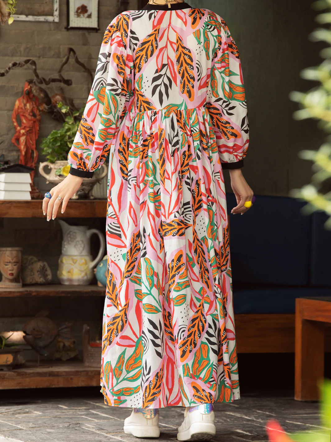 MULTICOLOR CAMBRIC KURTI | AL-LK-US-842/FB-842A - Image 2